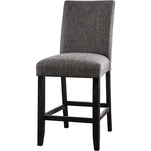 Red Barrel Studio Fabric Solid Wood Parsons Chair In Gray Wayfair   Fabric Solid Wood Parsons Chair In Gray 